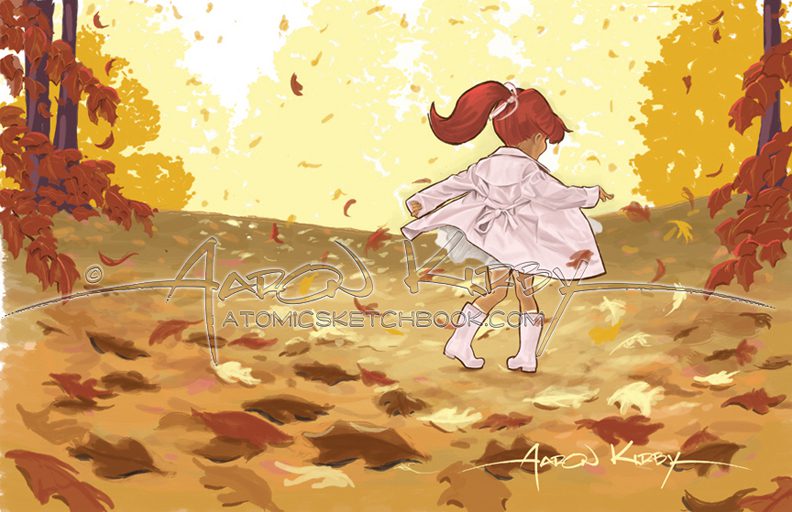 book illo (Fall Days by Aaron Kirby)